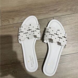 Kate Spade Cream Floral Sandals